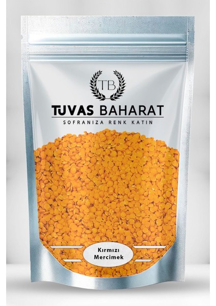 Tuvas Baharat Kırmızı Mercimek 5 kg