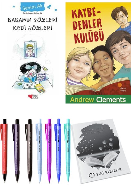 Kaybedenler Kulübü ve Babamın Gözleri Kedi Gözleri 2'li Set + Hediyeli