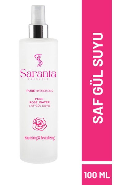 Gül Suyu Gözenek Sıkılaştırıcı Aydınlatıcı ve Arındırıcı Tonik Saf 100 ml