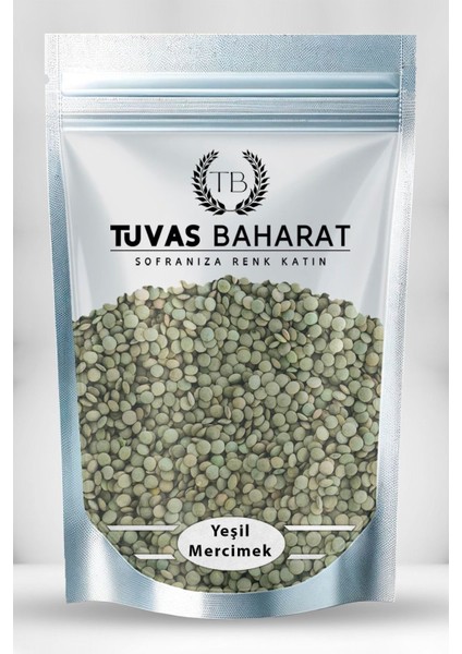 Tuvas Baharat Yeşil Mercimek 5 kg