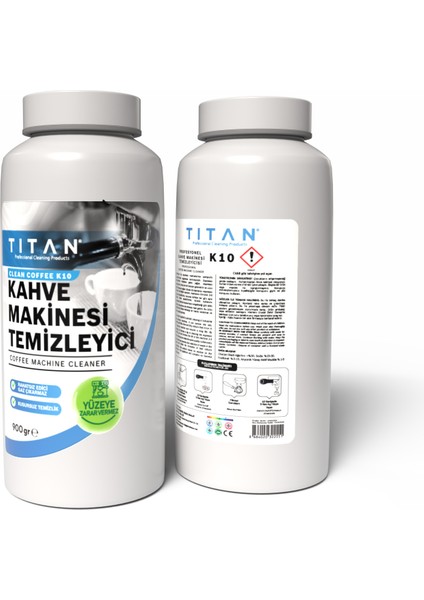 Clean Coffee K10 Kahve Makinesi Temizleyici - 900 gr