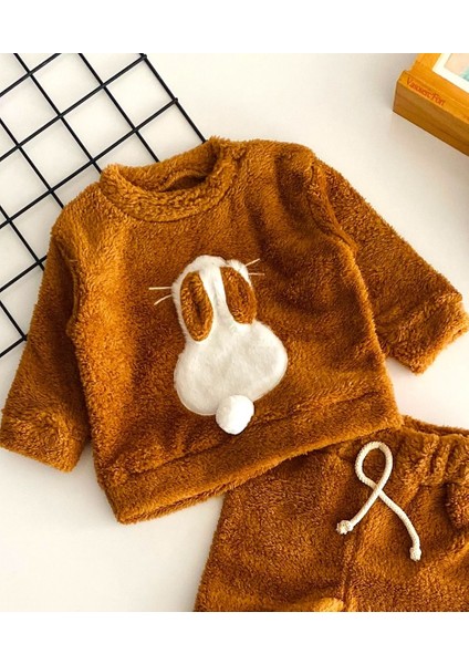 Neşeli Bebekler Tavşan Kabartmalı Welsoft Takım Kahve fiyatları