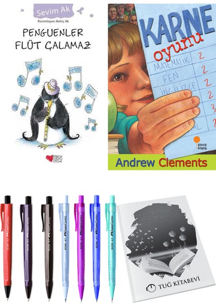 Karne Oyunu ve Penguenler Flüt Çalamaz 2'li Set + Hediyeli