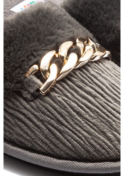 Nora Kadın Ev Terliği Gri 36/41 AA0028 modelleri