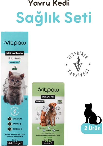 Yavru Kedi Sağlık Seti (Kitten Paste, Immune C+)