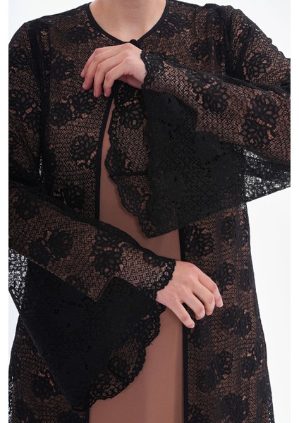 Gigitex Siyah Dantelli Pudra Sandy Iç Elbiseli Ikili Takım fiyatları