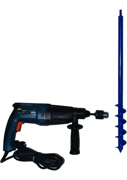 Matkap Uyumlu Toprak Burgu Makinesi 60CM x 5 cm