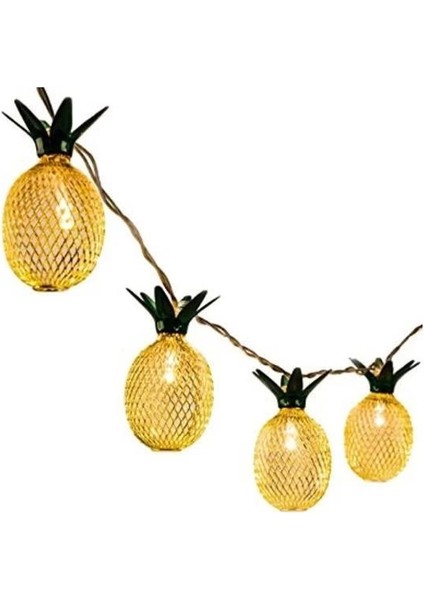 Dekoratif Pilli Pineapple Ananas Pilli Şerit Led Işık (1 Metre)