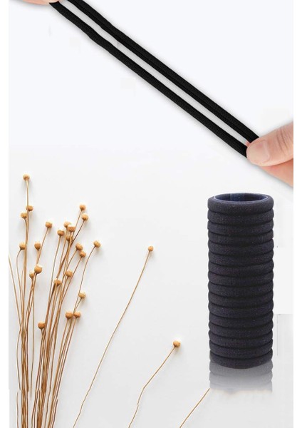 Elastik Toka 12 Adet Siyah 719701