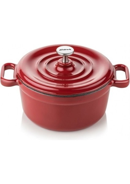Demir Döküm Mini Sufle Tencere 10CM Bordo