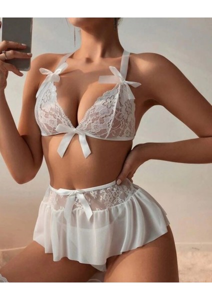 BscitirStore beyaz Dantelli Fiyonklu Harika Babydol BS9239 fiyatları