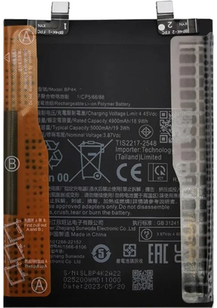 Xiaomi Redmi Note 12 Pro 5g - Batarya Pil