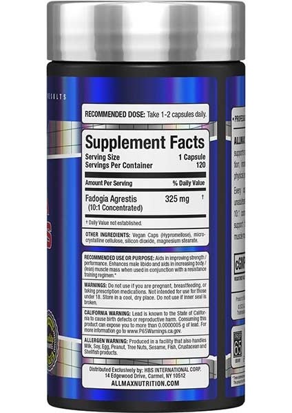 Essentials Fadogia Agrestis 120 Capsules