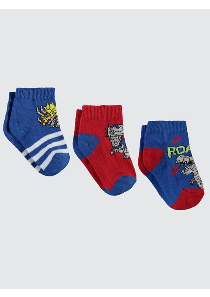 Erkek Çocuk 3'lü Çorap 2-12 Yaş Standart