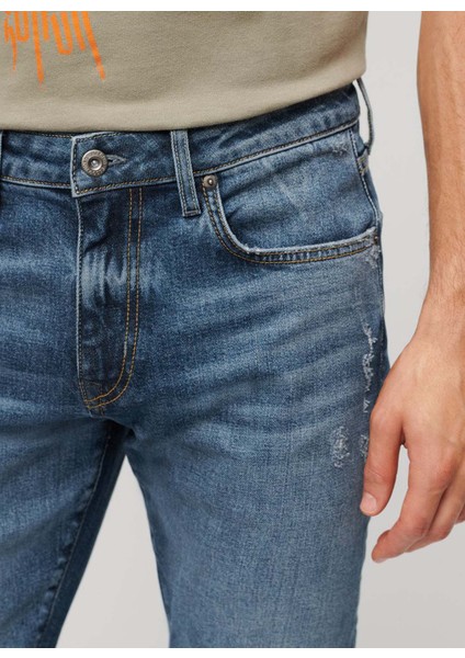 Normal Bel Slim Fit Erkek Denim Pantolon M7010888A2GF_VINTAGE Slım Jeans modelleri