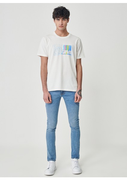 Normal Bel Slim Fit Erkek Denim Pantolon L719059XT_LUKE Jean Pantolon