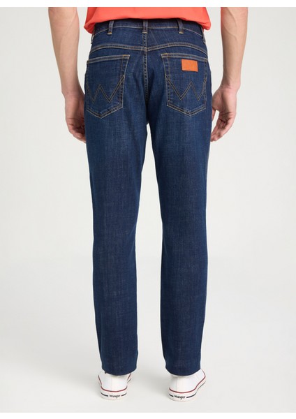 Normal Bel Slim Fit Koyu Mavi Erkek Denim Pantolon W12S085W50 Texas Slim Jean Pantolon fırsatları