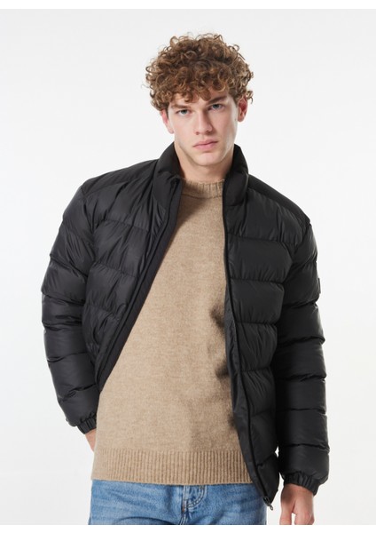 Siyah Erkek Mont J4wm-Mnt7263