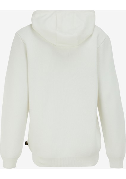 Kapüşon Yaka Relaxed Düz Ekru Erkek Kazak J4WM-KZK7318 fiyatları