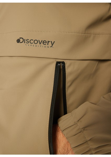 Taş Erkek Kapüşon Yaka Relaxed Baskılı Yağmurluk D4wm-Trc3305 fırsatları