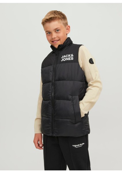 Jack & Jones Siyah Erkek Çocuk Mont 12236914