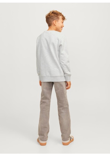 Baskılı Erkek Çocuk Beyaz Sweatshırt 12258967 fiyatları