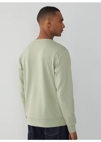 Bisiklet Yaka Haki Erkek Sweatshırt HM581165 modelleri