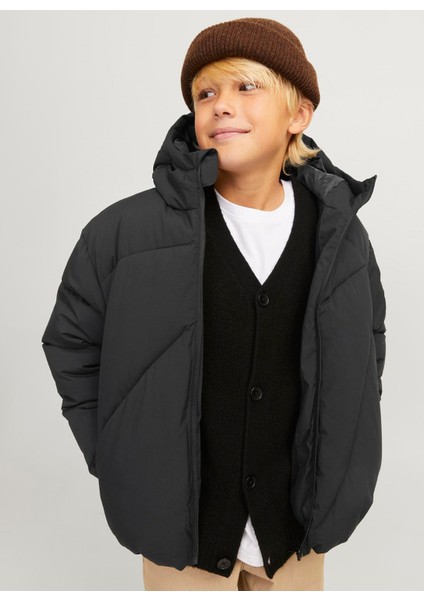 Siyah Erkek Çocuk Şişme Mont 12259859