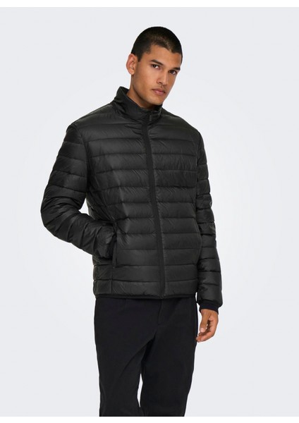 Siyah Erkek Mont Onsgavın Lıght Down Jacket Otw