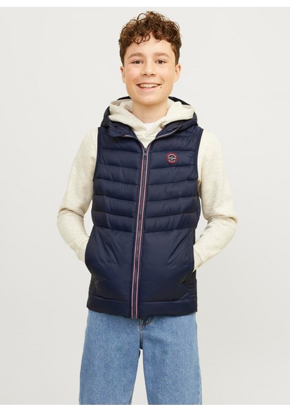 Jack & Jones Lacivert Erkek Çocuk Şişme Mont 12258655