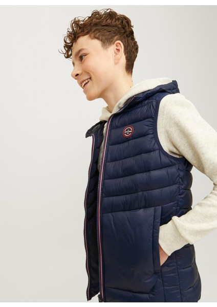 Jack & Jones Lacivert Erkek Çocuk Şişme Mont 12258655