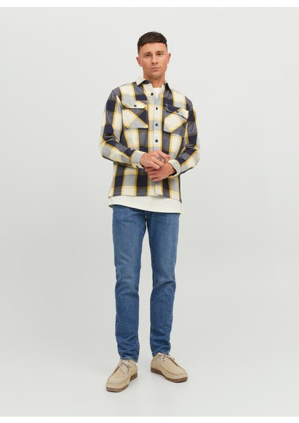 Düşük Bel Slim Fit Erkek Denim Pantolon 12243457_RDDSLIM Royal Re 410 Noos