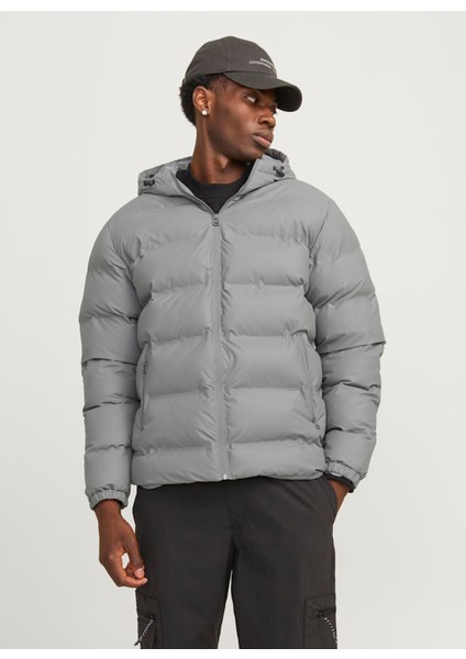 Gri Erkek Mont 12239020_Jcoelements Pu Puffer