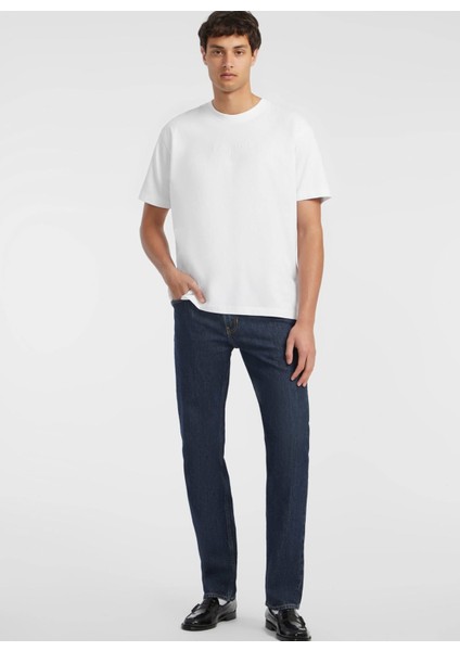 Beyaz Erkek T-Shirt M4YI44K8FQ4G011 Gj Ss Cn Os Logo Em