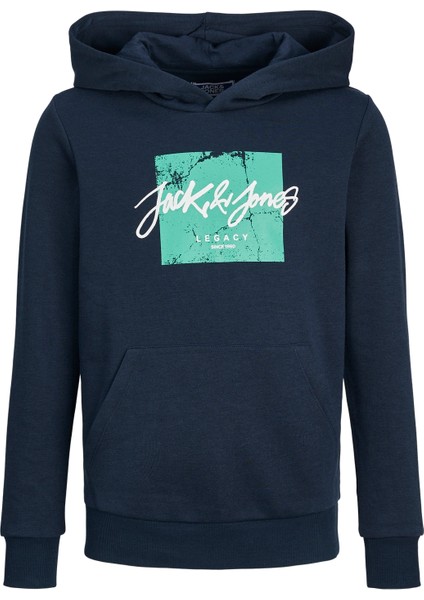 Baskılı Erkek Çocuk Lacivert Sweatshırt 12259861