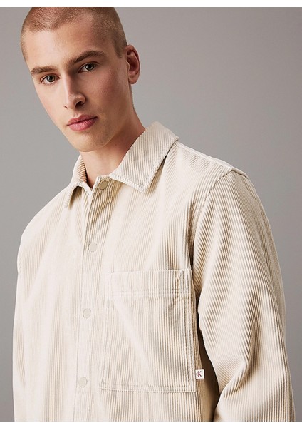 Regular Fit Taş Düz Erkek Gömlek J30j326678pd7 Corduroy Overshırt modelleri