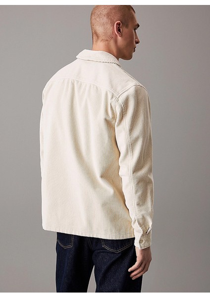 Regular Fit Taş Düz Erkek Gömlek J30j326678pd7 Corduroy Overshırt fırsatları