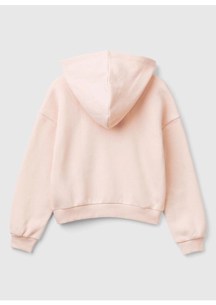 Düz Kadın Toz Pembe Sweatshırt 39M2C203W 3V5