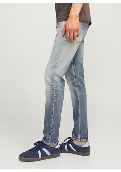 Düşük Bel Slim Fit Erkek Denim Pantolon 12261701_JJIGLENN Jjcooper Cj 091 N