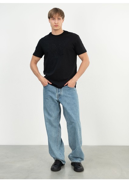 Normal Bel Relaxed Erkek Denim Pantolon 6DZJ83 Z1ZSZ 25EV