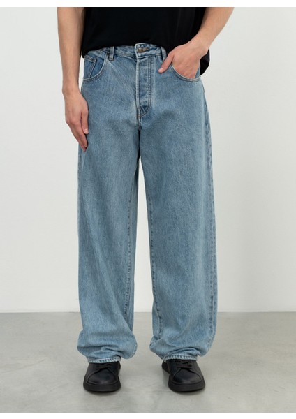 Normal Bel Relaxed Erkek Denim Pantolon 6DZJ83 Z1ZSZ 25EV fiyatları