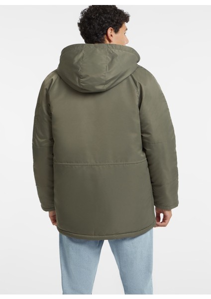 Haki Erkek Mont M4BL22WG932G8EV Gj Nylon Parka Recy