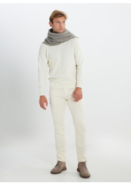 Bisiklet Yaka Standart Ekru Erkek Kazak ACE492510284_TRIKO Bısıklet Yaka fiyatları