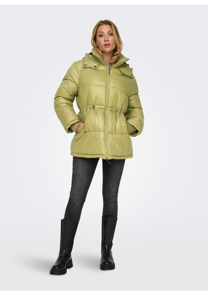 Kahve Kadın Mont Onlnaırobı Puffer Jacket Cc Otw