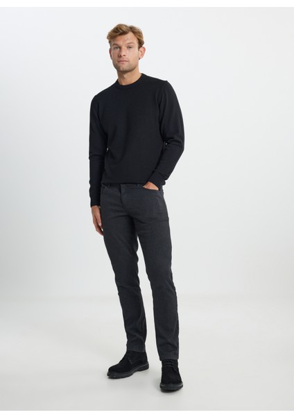 Bisiklet Yaka Standart Siyah Erkek Kazak ACE492510287_TRIKO Bısıklet Yaka fiyatları