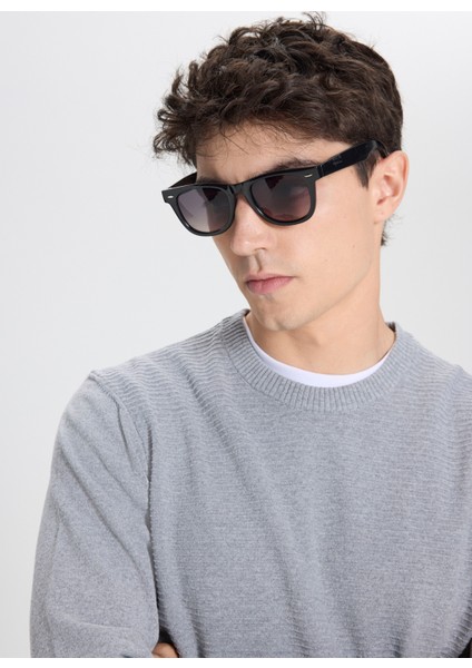 Bisiklet Yaka Standart Gri Melanj Erkek Kazak ACE492510287_TRIKO Bısıklet Yaka fırsatları