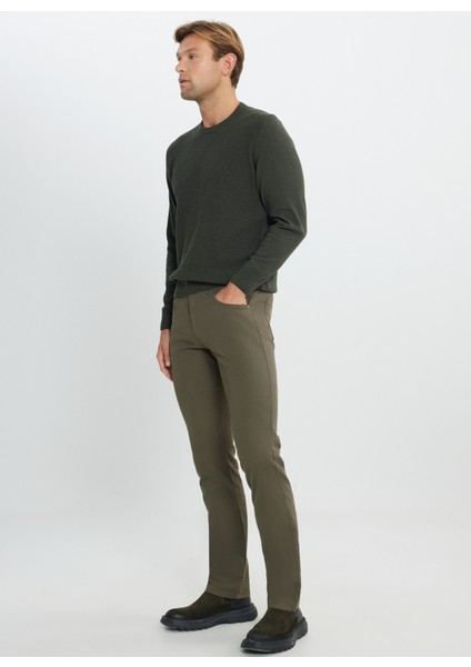 Bisiklet Yaka Standart Haki Erkek Kazak ACE492510284_TRIKO Bısıklet Yaka fiyatları