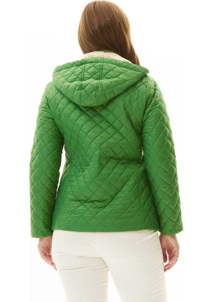 Yeşil Kadın Mont 24ksl6131-Bb indirimleri