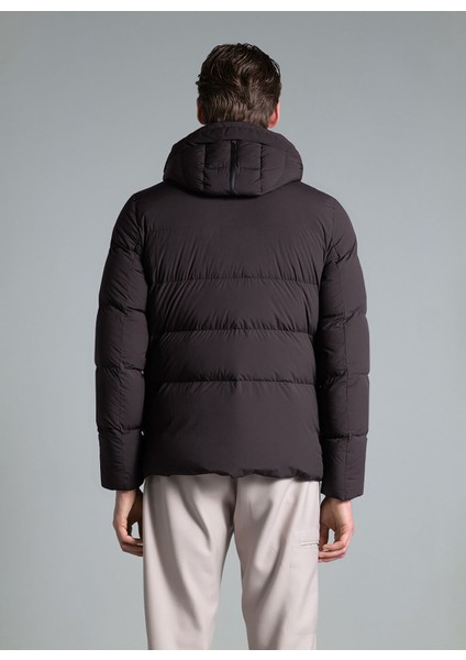 Kapüşon Yaka Koyu Kahve Erkek Standart Mont Jump indirimleri