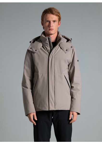 Kapüşon Yaka Taş Erkek Standart Mont Kudo fiyatları